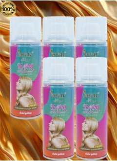 ROVAL 5 Pieces Roval Temporary Hair Color Spray Gold Yellow  - Image 1