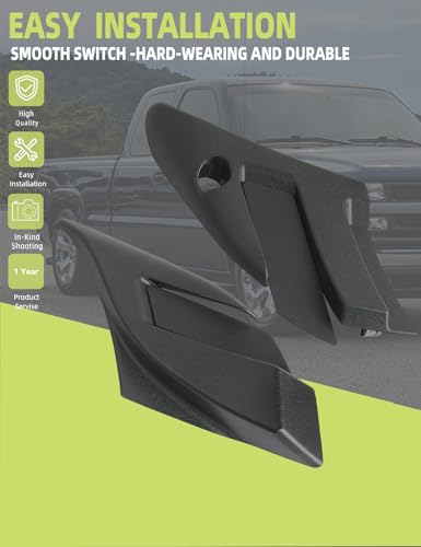HONFQP Windshield Wiper Cowl End for Chevrolet Silverado/GMC Sierra 1999-2007/ Suburban/Tahoe/Yukon 2000-2006/ Avalanche/Cadillac Escalade 2002-2006 Accessories Parts Replaces 15287177 15287178 - Image 2