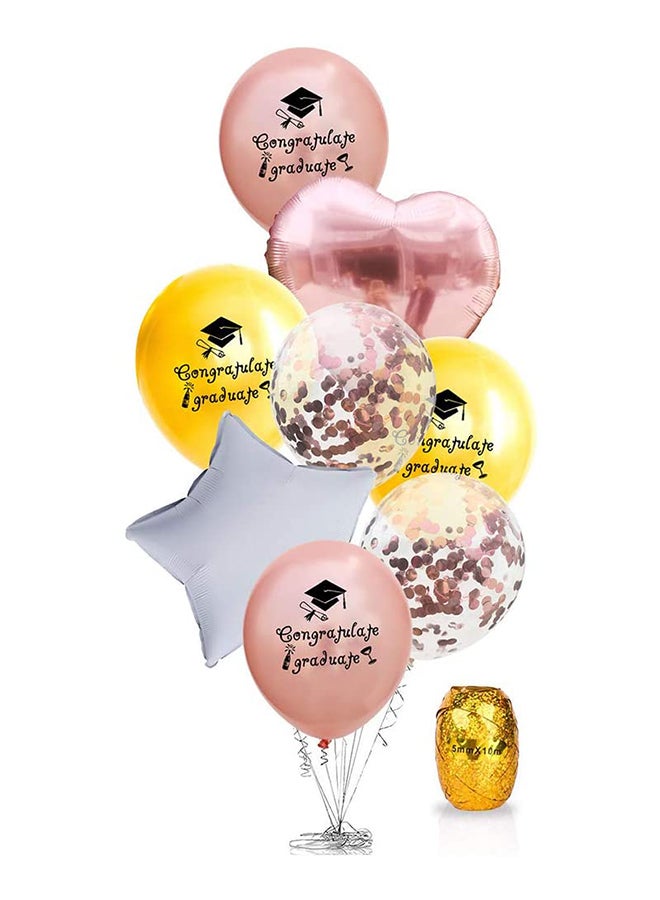 Sharpdo 10-Piece Graduate Party Balloons Set 12inch - Image 5