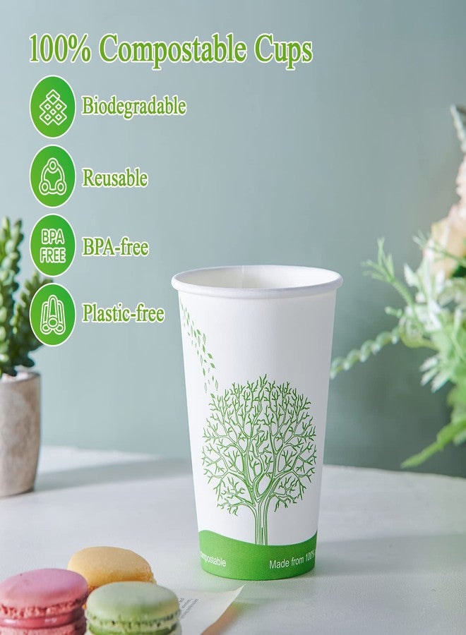 ECOLipak أكواب إيكوليباك الورقية القابلة للتحلل الحيوي، 240 كوبًا، سعة 12 أونصة، أكواب قهوة ورقية قابلة للتحلل الحيوي للاستخدام مرة واحدة، مبطنة بمادة PLA، أكواب صديقة للبيئة للمشروبات الساخنة، مناسبة للحفلات والنزهات والسفر والفعاليات. - Image 4