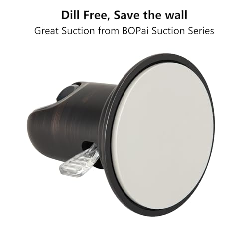 BOPai Vacuum Suction Cup Shower Head Holder, Adjustable 20 Degrees from The Wall - Oil Rubbed Bronze - Image 4