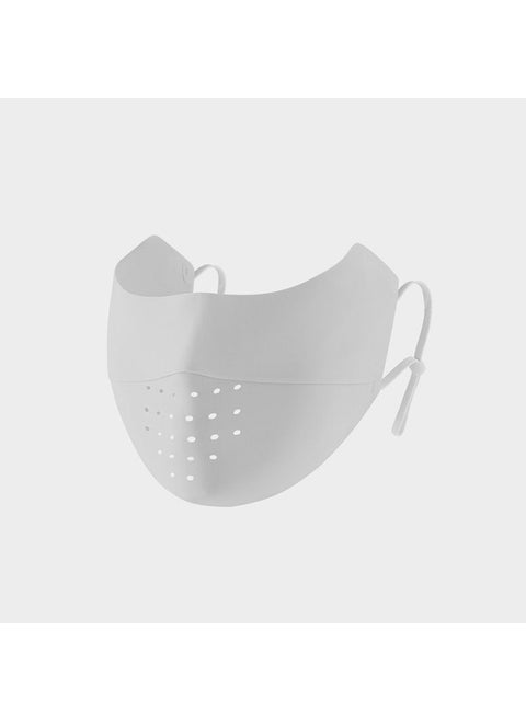Ice Silk Sunblock Face Mask with Hyaluronic Acid 5D stereo sunscreen mask light gray