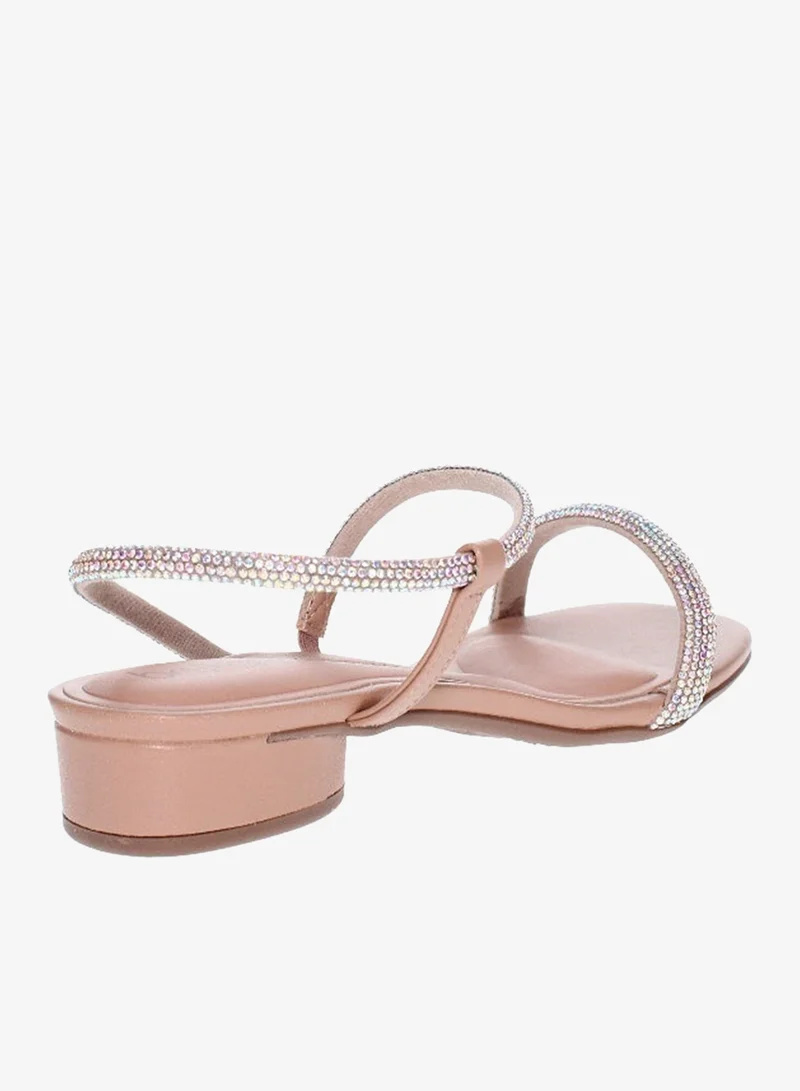 Beira Rio  Beira Rio Ladies Low Heel Sandals Beige | Made In Brazil for Women | Best Price UAE