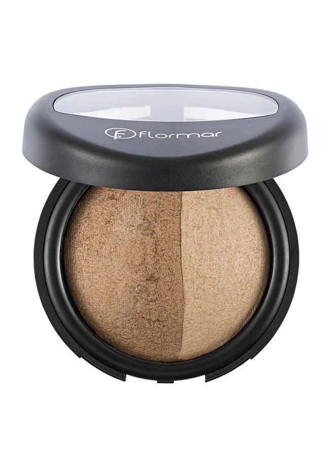 flormar Baked Terracotta Powder 23 Dual Gold - Image 1