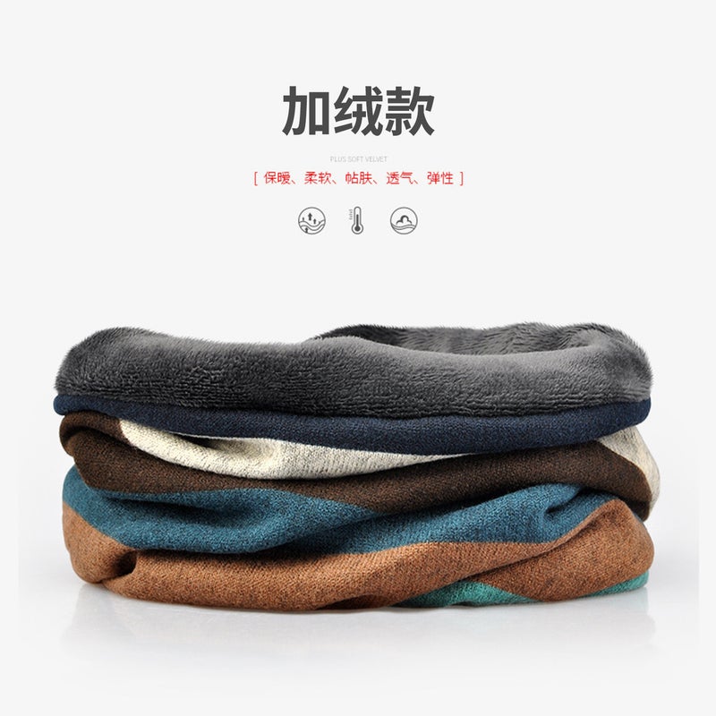 Pullover Hat Scarf Men'S And Women'S Digital Printing Turban Hat Outdoor Wind-Proof Warm Plus Velvet Hat - Image 5