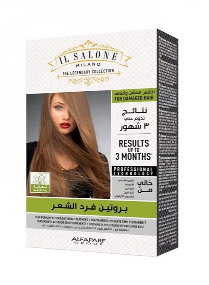 إل صالون مجموعة فرد الشعر بالبروتين مع زيت الأرجان من ال صالون - Image 1