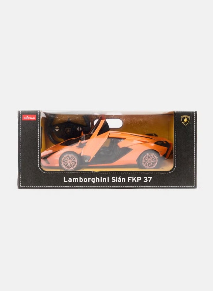 RC 1/14 Scale Lamborghini Sian FKP 37 Car, Orange