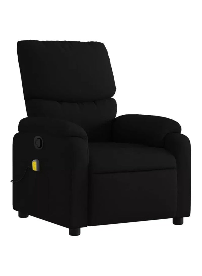 فيداكسل كرسي استرخاء للتدليك من القماش الأسود من فيدا إكس إل - إمالة يدوية، نظام تدليك بالاهتزاز بست نقاط، حشوة مريحة، إطار من الخشب/المعدن - Image 3