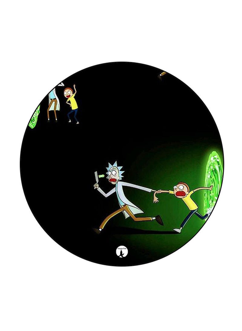 RKN Rick And Morty Printed Fridge Magnet Round  Multicolour - Image 2