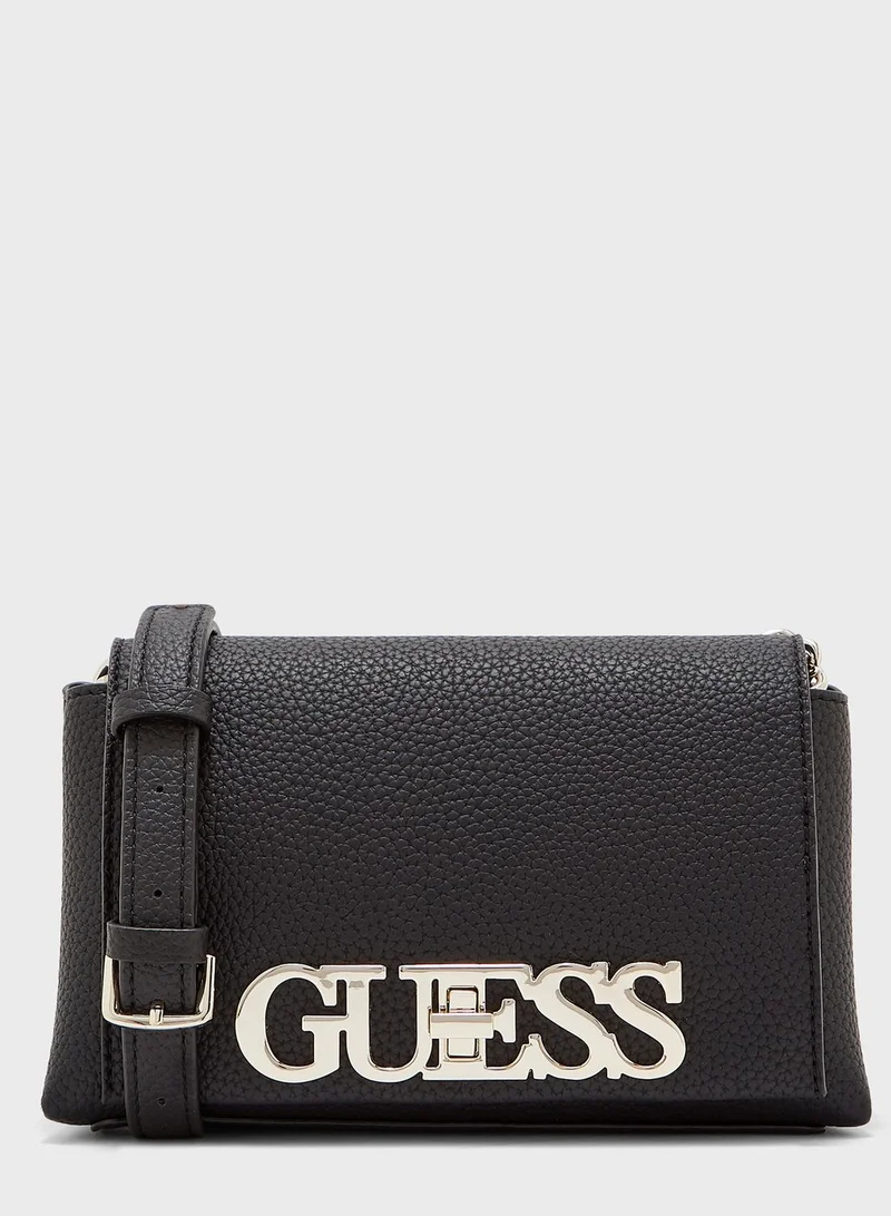 GUESS Uptown Chic Mini Flap Over Crossbody