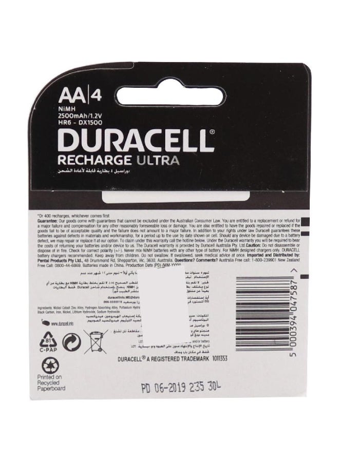 دوراسيل بطارية AA توربو متعددة الاستخدامات قابلة لإعادة الشحن 2500 مللي أمبير/ساعة - Image 2