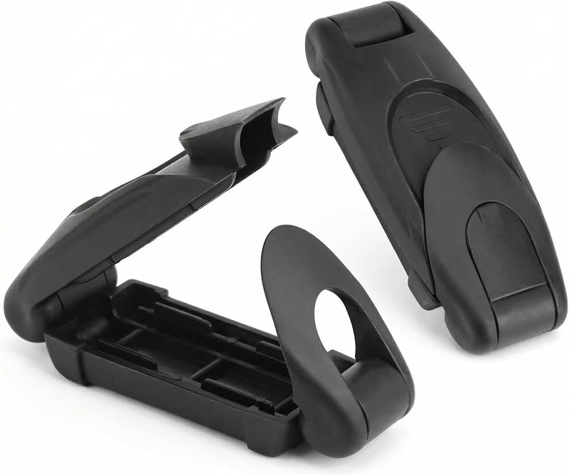 QWORK 2PCS Car Seatbelt Clip Universal Seatbelt Adjuster for Optimal Comfort & Safety - Image 1