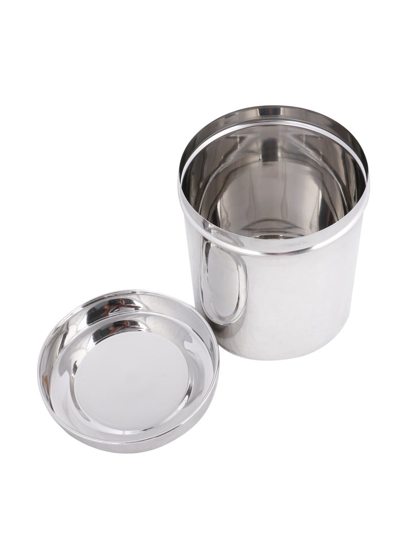 NAMSON NAMSON S/STEEL UBHA DABBA 12CM NA-8028 – Premium Stainless Steel | Durable & Easy to Clean | Everyday Kitchen Essential - Image 1