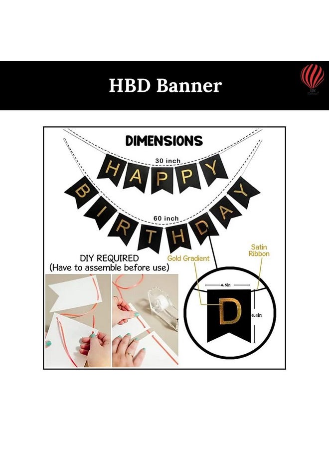 هونج كونج بالونز - مجموعة زينة عيد الميلاد من HK Balloons مكونة من 51 قطعة مع مضخة بالونات ورقية وستائر فضية للأولاد والبنات والزوج والزوجة ومجموعة زينة عيد الميلاد للبالغين - Image 1