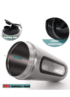 Oasisgalore Protein shaker, Diet shaker, water bottle with scale and rotary lid for outdoor lovers.  - Image 3