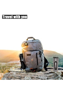 Oasisgalore Protein shaker, Diet shaker, water bottle with scale and rotary lid for outdoor lovers.  - Image 4