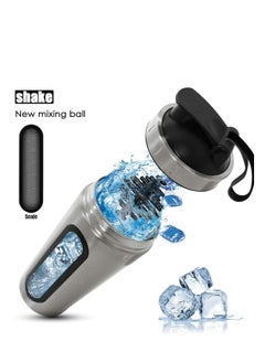 Oasisgalore Protein shaker, Diet shaker, water bottle with scale and rotary lid for outdoor lovers.  - Image 5