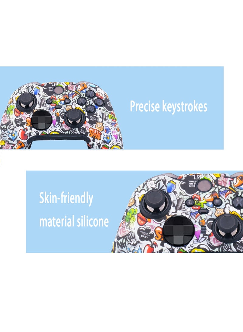 X-level غطاء حماية من السيليكون الناعم لجهاز تحكم Xbox Series S/X مع غطاء حماية للبشرة غير قابل للانزلاق ولا يتداخل مع غطاء حماية كامل لوحدة التحكم اللاسلكية Xbox Series S/X - Image 4