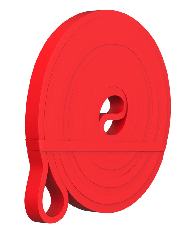 ELKO Heavy Resistance Bands, Pull up resist bands for workout, Chin Ups, Pull Ups, Stretching, Weight Loss, & Powerlifting for Men & Women (Red) - Image 1