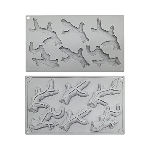 mostsom Silicone Nature Branch Designs Mold Fondant and Gum Paste Mold - Cake Decorating Supplies (Branch E) - Image 5