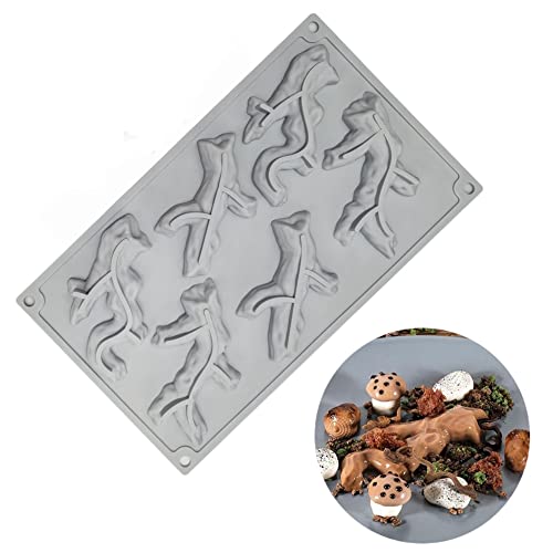 mostsom Silicone Nature Branch Designs Mold Fondant and Gum Paste Mold - Cake Decorating Supplies (Branch E) - Image 1