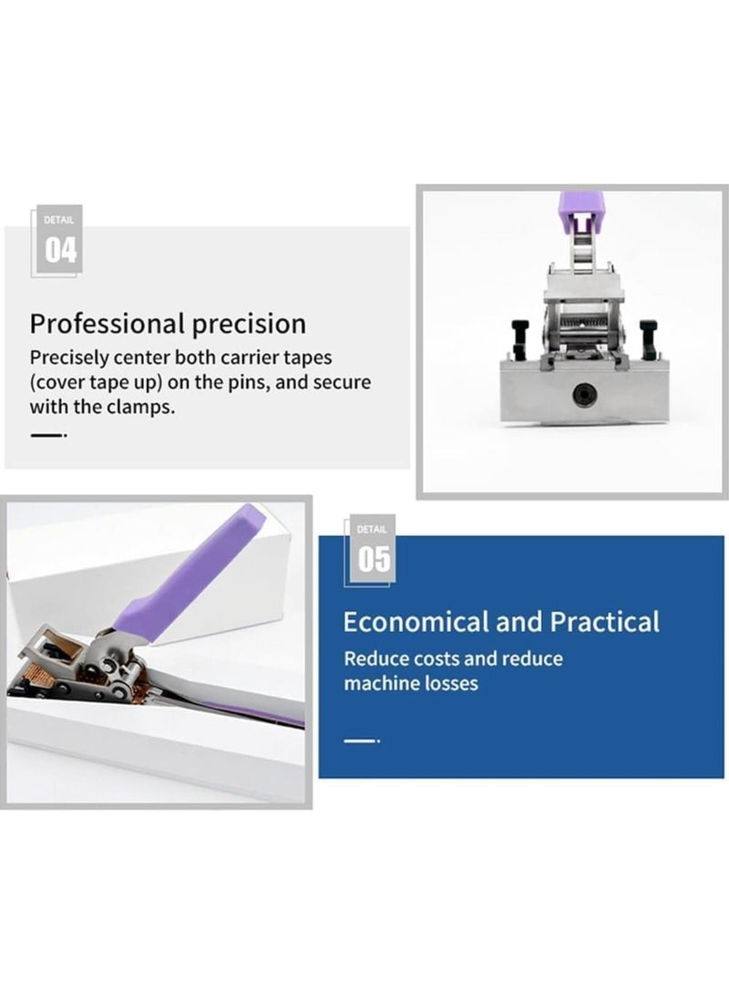 GGOOT Manual SMD Splice Cutter Pliers, SMT Splice Pliers TL20, Stainless Steel Hardware Tools, Splicing Tool For SMT Reel Tape, Antistatic SMT Scissors, Antistatic SMT Scissors Tools - Image 5