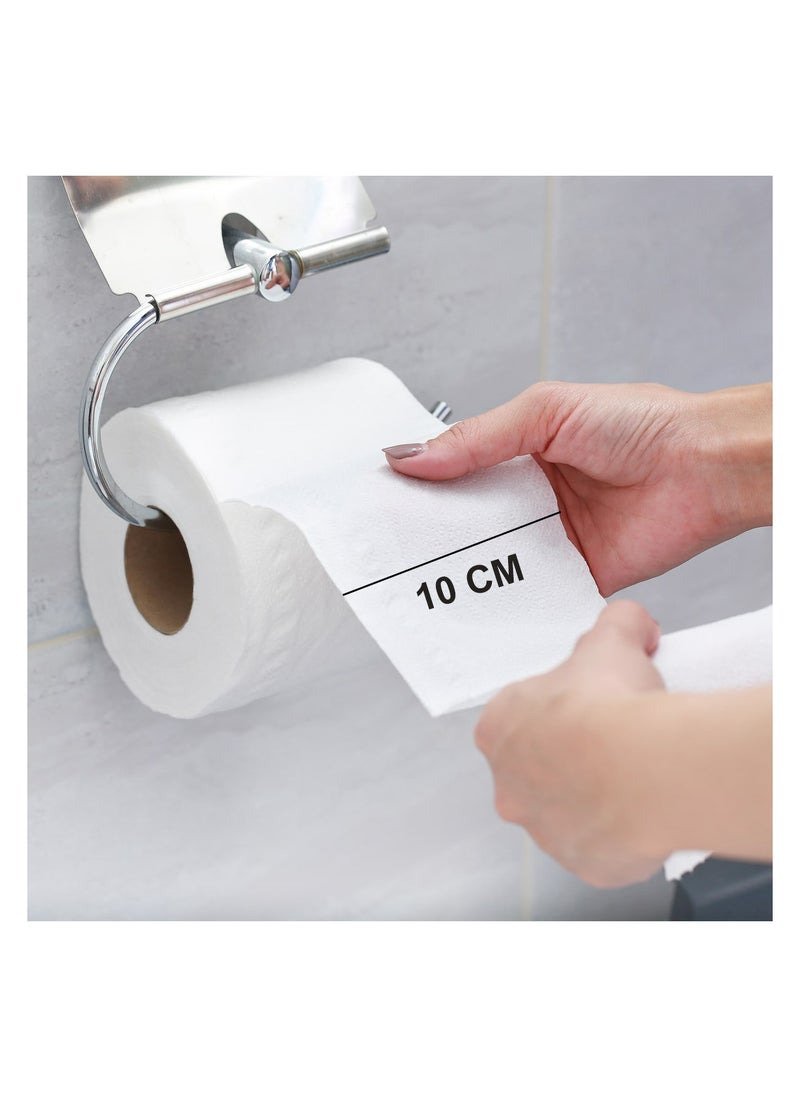 Eco care Toilet Rolls 100 x 100 Sheets 2 Ply Tissue Paper -Embossed with Superior Highly Absorbency…  - Image 2