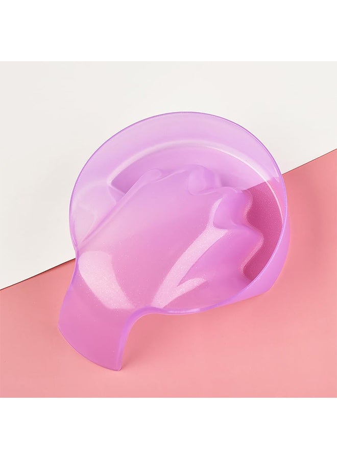 EELHOE Nail Art Bowl Hand Soak Off Nail Removal Tray Purple - Image 5