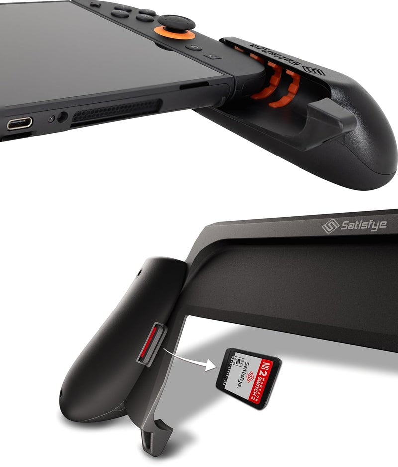 Satisfye - ZenGrip 2, Compatible with Nintendo Switch 2 - Comfortable & Ergonomic, Joy Con & Switch Control, Accessories Designed for Gamers, Black (Fits Switch 2 only) - Image 5