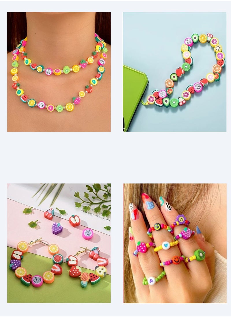 1000 Pcs Polymer Clay Beads Bracelet Making Kit – 24 Styles of Cute Fun Beads, Charms for DIY Jewelry, Bracelets, Necklaces, Earrings – Ideal Craft Set for Women and Girls with Storage Box - pzsku/Z60F5F40F0AD2DD1391C4Z/45/_/1730839017/4dbe9b27-1676-459a-94f4-9da3ffc6f2e4