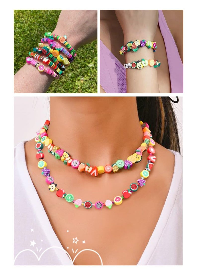 1000 Pcs Polymer Clay Beads Bracelet Making Kit – 24 Styles of Cute Fun Beads, Charms for DIY Jewelry, Bracelets, Necklaces, Earrings – Ideal Craft Set for Women and Girls with Storage Box - pzsku/Z60F5F40F0AD2DD1391C4Z/45/_/1730839048/9abe264e-7b66-4d82-9838-10a988c289a7