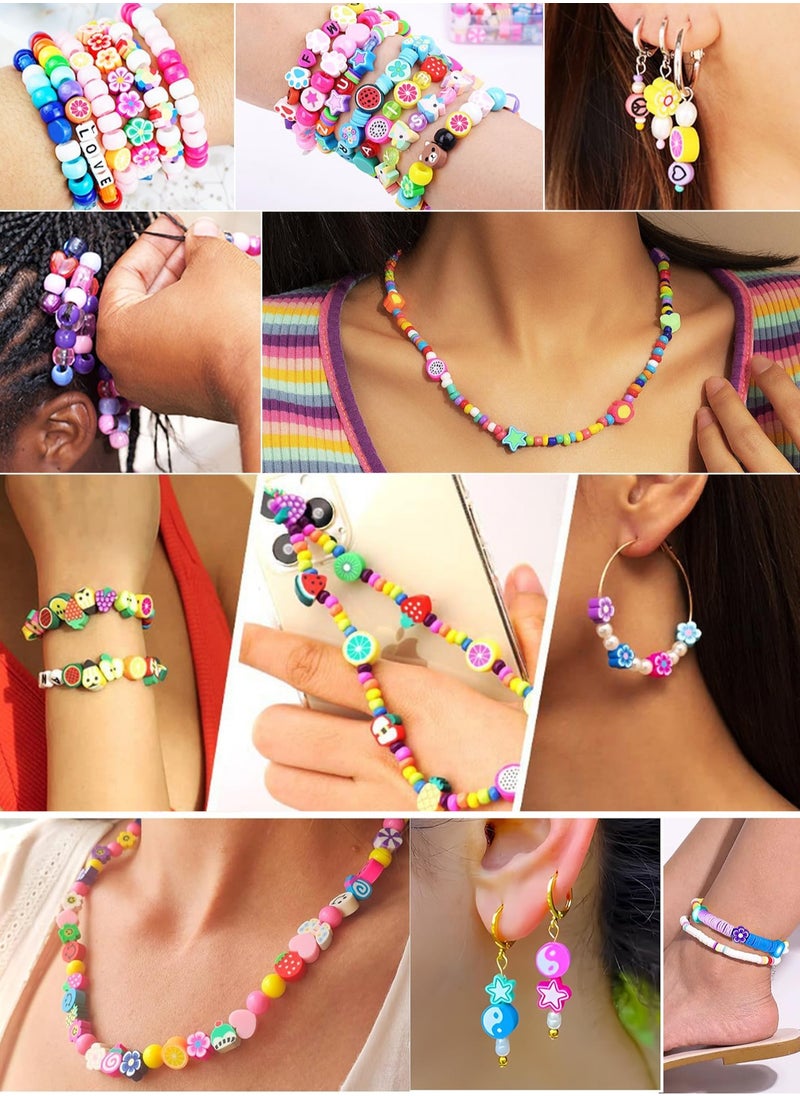 1000 Pcs Polymer Clay Beads Bracelet Making Kit – 24 Styles of Cute Fun Beads, Charms for DIY Jewelry, Bracelets, Necklaces, Earrings – Ideal Craft Set for Women and Girls with Storage Box - pzsku/Z60F5F40F0AD2DD1391C4Z/45/_/1730839058/a8ff6d51-3687-4ef4-94ee-188b6bbc8fe8
