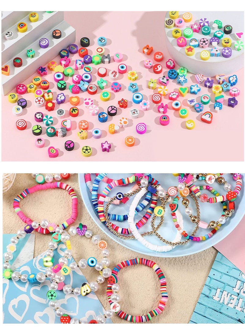 1000 Pcs Polymer Clay Beads Bracelet Making Kit – 24 Styles of Cute Fun Beads, Charms for DIY Jewelry, Bracelets, Necklaces, Earrings – Ideal Craft Set for Women and Girls with Storage Box - pzsku/Z60F5F40F0AD2DD1391C4Z/45/_/1730839068/5406499e-67a5-43c6-965a-1d0890d89f9c
