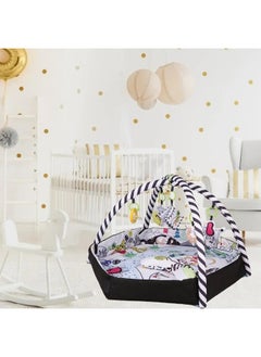 ibaby Large Baby Gym Play Mat Toddler Game Pad With 30 Ocean Balls Foldable And Deformable Baby Playpen Soft Skin-friendly Play Mat  - Image 3