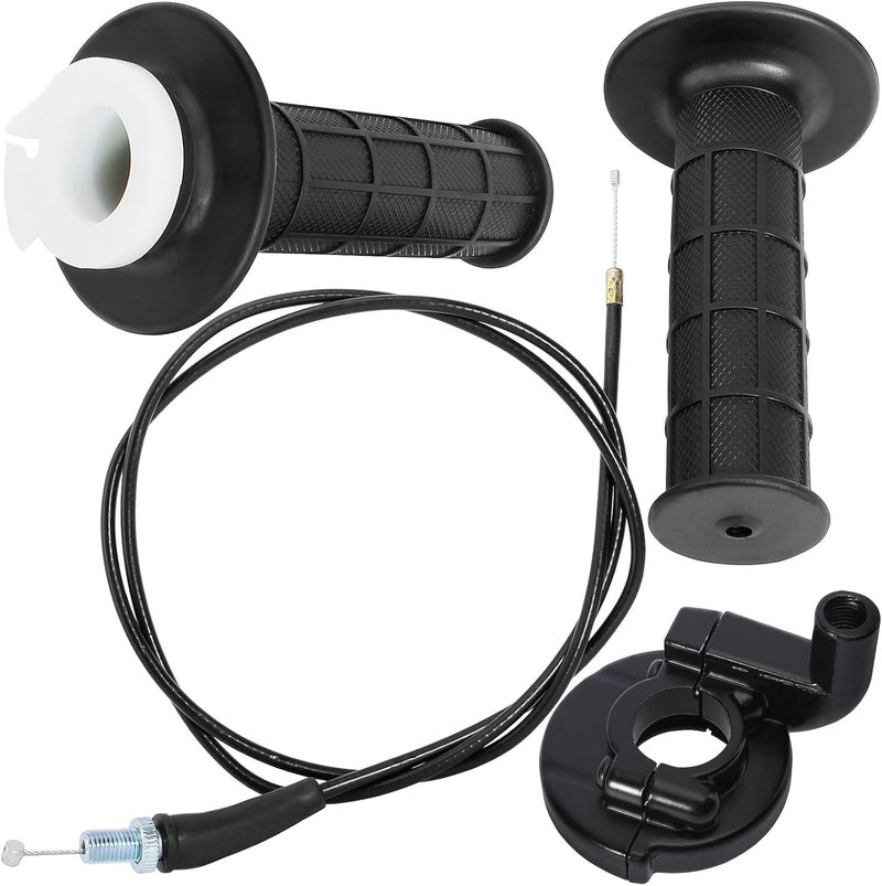 QAZAKY Twist Throttle Accelerator Handle Grip Cable Set - Image 1