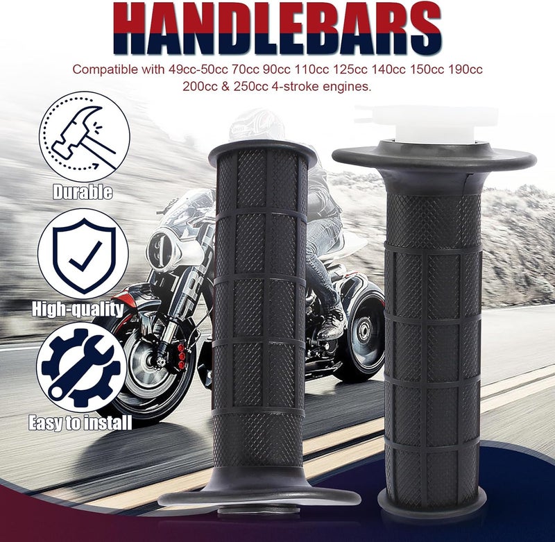 QAZAKY Twist Throttle Accelerator Handle Grip Cable Set - Image 4