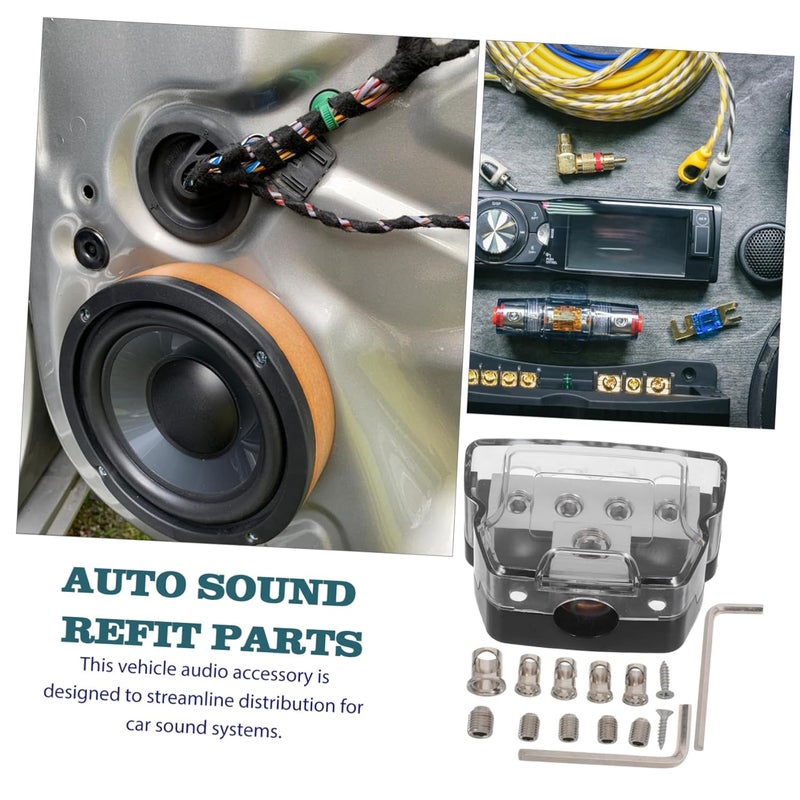 Car Audio Splitter Block 4 Way Durable Surround Sound Easy Installation For Any Vehicle - Image 4
