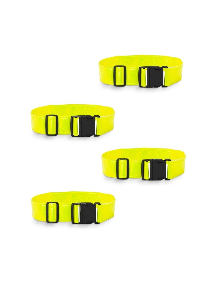 DASHGLOW 4 Pack Reflective Glow Belt Safety Gear, Pt Belt, For Running Cycling Walking Marathon Military. - Image 1
