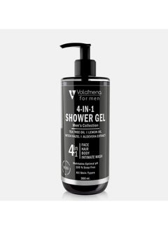 VOLAMENA WITH DEVICE 4 In 1 Showe Gel Face Body Hair & Intimate Wash For Men 300 Ml  - Image 1