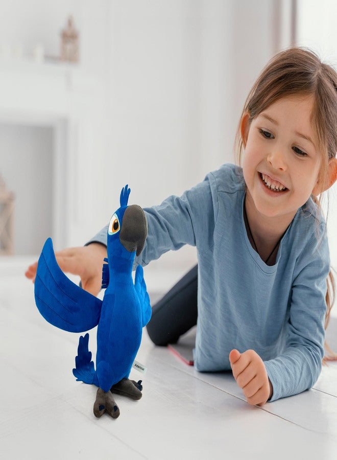 Adenzai Rio Blu Plush Toy – Soft Blue Macaw Stuffed Animal Parrot Plush, Cute Rio Movie Blu Bird Character Plushie Gift for Kids and Fans - Image 5