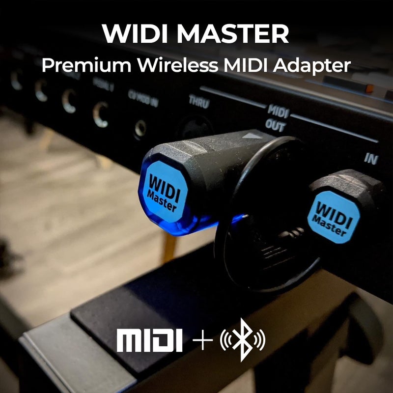 CME WIDI ماستر - محول MIDI بلوتوث 5 MIDI DIN 5 - زمن استجابة منخفض للغاية - تقسيم/دمج MIDI - سينثسايزر EWI كيتار لوحة الدواسات بيانو رقمي لوحة مفاتيح إلى MIDI، macOS، iOS، أندرويد، ويندوز - Image 2