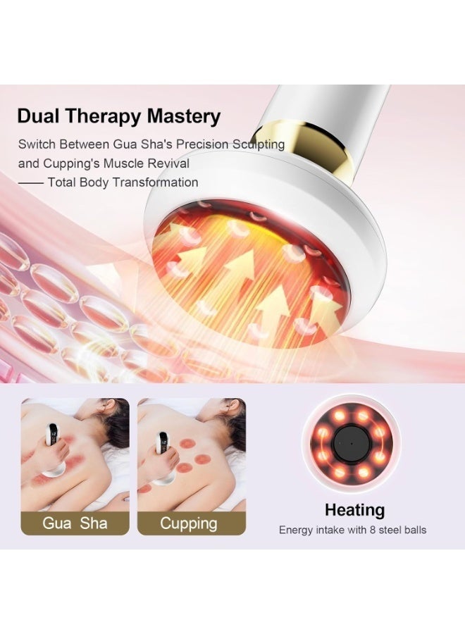 Arabest Handheld Cellulite Massager, Cupping Kit for Massage Therapy, Cupping Machine with 12 Suction Modes, Rechargeable and Cordless Massage Tool for Daily Use - Image 4