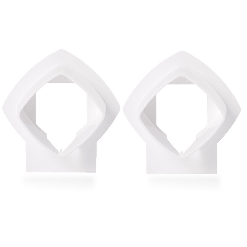 Wall Mount Bracket Stand Holder for Linksys Velop Tri-band Whole Home WiFi Mesh System, White 2 Pack - Image 1