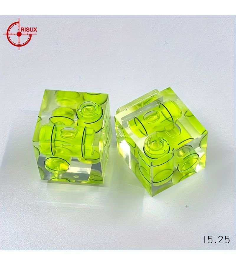 Universal Three Dimensional Multi Level Plastic Casing Dual Bubble Level Green For Home Improvement And Construction Leveling Tasks - Image 5