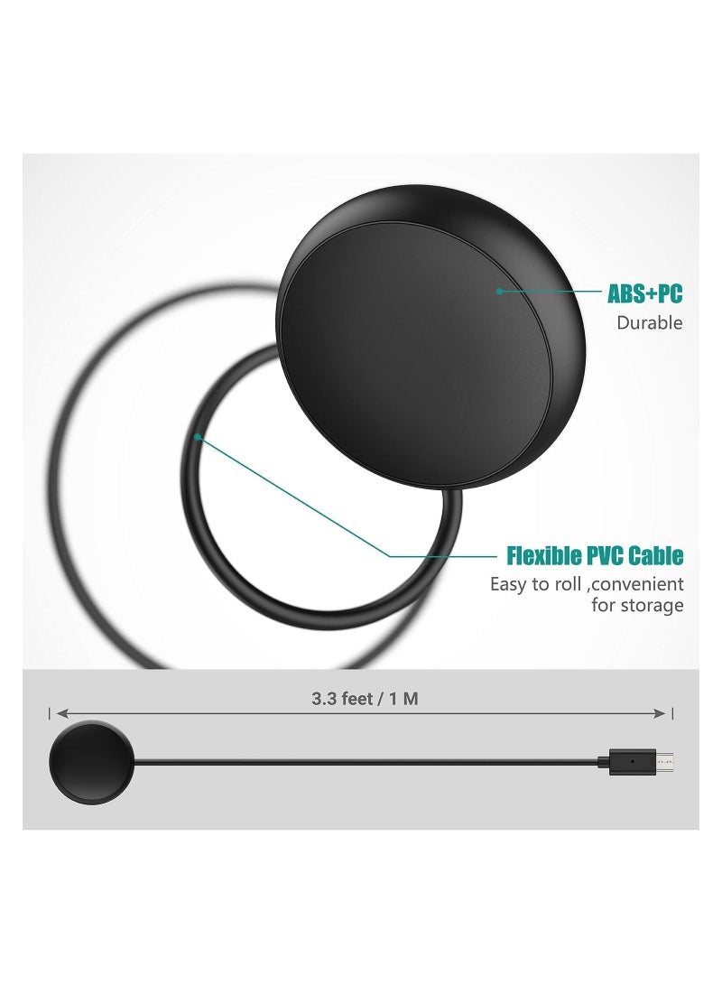 SYOSI Compatible with Google Pixel Watch Charger, USB C Magnetic Charging Dock Cable for Google Pixel Watch, Black - 3.3ft 100cm - Image 2