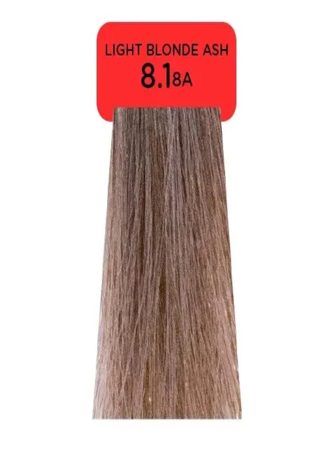 Enercos Professional Coloray Professional Hair Color, Long Lasting Tones, & Extra Shine, Ammonia Free, #8.1, Light Blonde Ash, 100 ml - Image 3