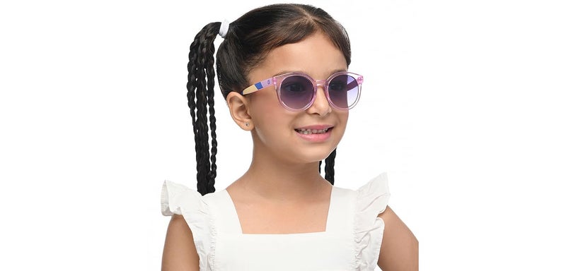 Hooper Memphis Collection | Full Rim Rectangular Branded and Stylish Kids Sunglasses | 100% UV Protected | For Boys & Girls (Age 2-5 yrs) | HP S16085 - Image 4