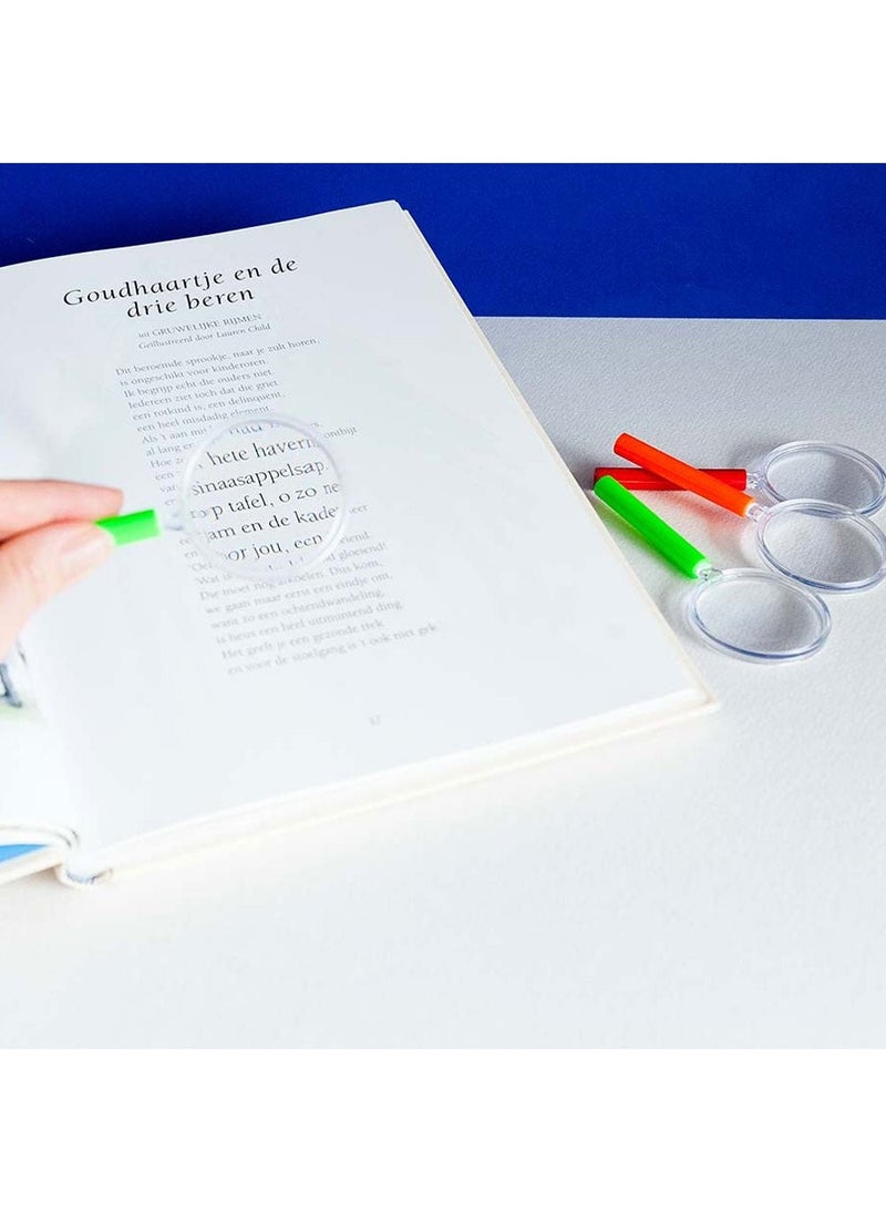 BOLAND Small Magnifying Glass Set Plastic 10.5cm 4-Pack - Image 5