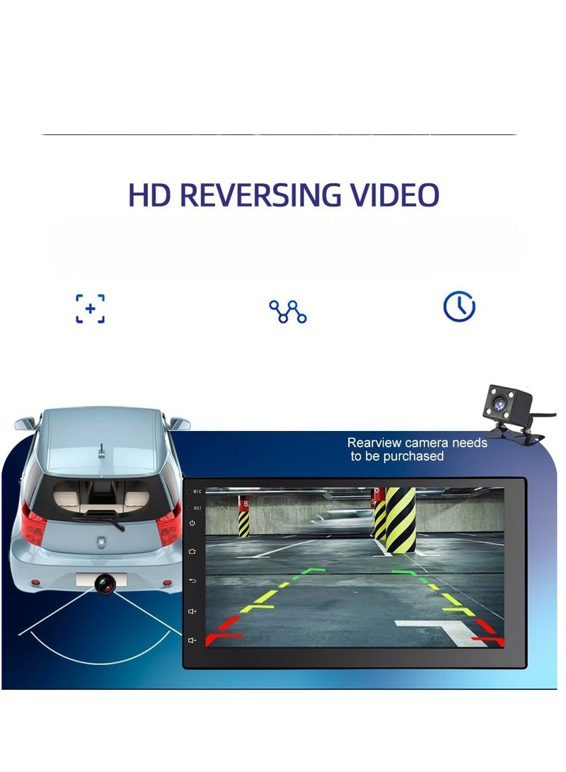 Android 12 Double Din Car Stereo featuring GPS Navigation Bluetooth Connectivity Voice and Steering Wheel Control Full Touch Screen Interface 7 Inch Display Car Audio Receiver - Image 5