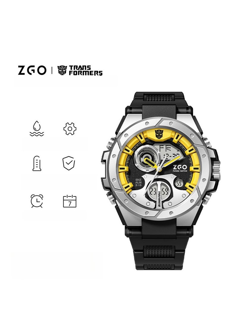ZGO Co Branded Student Gift Waterproof Night Light Multifunctional Sports Electronic Watch - Image 1